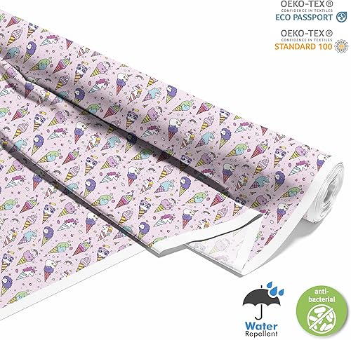 HEKO PANELS Oxford Tissu Imperméable Au Mètre Polyester De Couture D'ameublement Tissus Pour Mobilier Décorative Artisanat Rembourrage Ours Kawaii 1 Mètre 155 x 100 cm - Nail Gallerys