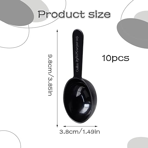 HANIUTTY 10 PCS Cuillères à Café Réutilisables en Plastique Cuillères Doseuses Multifonctionnelles cuillère à Café, Pour Café Thé Lait Farine Pour La Maison Le Restaurant La Boutique - Nail Gallerys