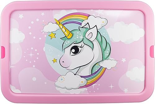 Stor BOÎTE DE RANGEMENT DÉCORÉE. CAPACITÉ DE 7 LITRES.| BOÎTE CLICK. UNICORN RAINBOW RANGE ALC - Nail Gallerys