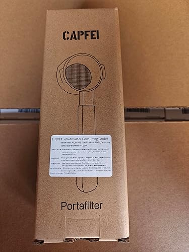 CAPFEI Porte-filtre 58 mm à double bec pour E61, panier filtrant avec poignée en bois et porte-filtre en acier inoxydable pour machines à expresso Rocket/Lelit - Nail Gallerys