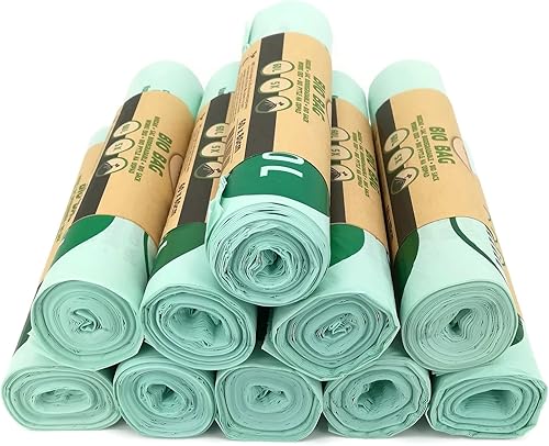 Dumil Sacs poubelles bios , vert, 60 Liter 50 Stück - Nail Gallerys