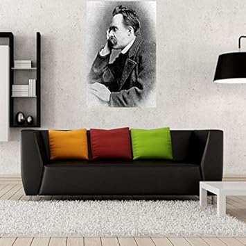 Fabulous Poster Affiche Friedrich Nietzsche Philosophe Celebrite Portrait Vintage - Nail Gallerys