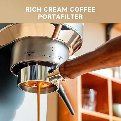 Porte-filtre expresso sans fond pour D elongh i EC680 EC685, poignée en palissandre, avec panier filtrant en acier inoxydable 304 51 mm - Nail Gallerys