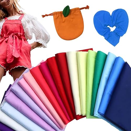 Lot de 7 tissus carrés en coton sergé de couleur unie pour couture, matelassage, projets d'artisanat, 20 x 20 cm, marron - Nail Gallerys