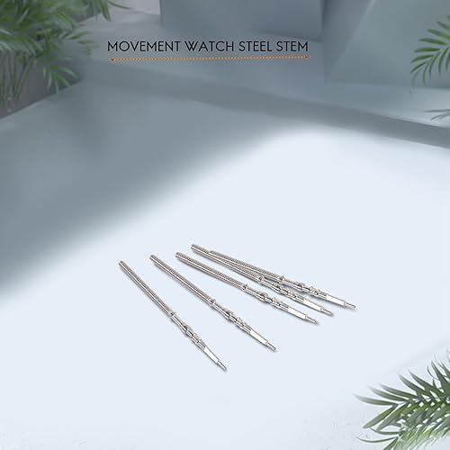 XIAOJUN Lot de 5 pièces de rechange pour montre en acier et tige de mouvement NH35 NH36 NH38 NH39, argent, montre - Nail Gallerys