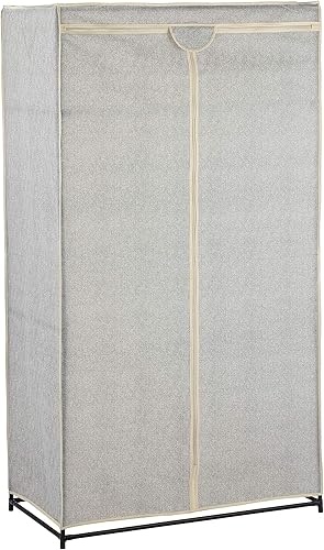 MSV Penderie en Tissu XL Pliable avec Tringle à vêtements 90 x 50 x 160 cm - Nail Gallerys