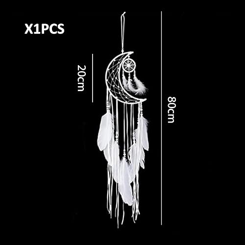YSJCHEBS Pendentif Attrape-Rêve en Plume, 1 Pièce, Pendentif Créatif Tissé, Décoration De La Maison, Cadeau - Nail Gallerys