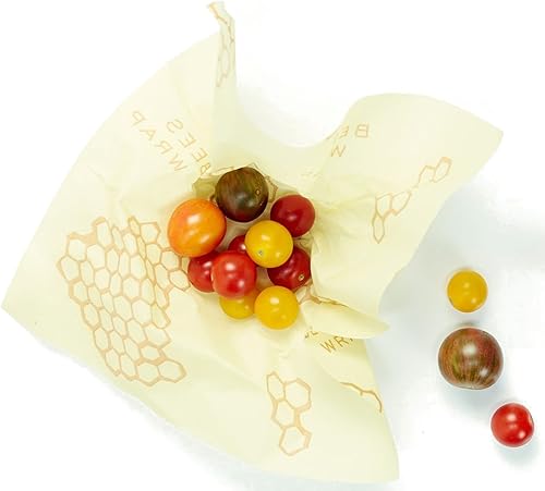 Bee's Wrap Assorted 3 Pack, Eco Friendly Reusable Food Wraps, Sustainable Plastic Free Food Storage - 1 Small, 1 Medium, 1 Large - Nail Gallerys
