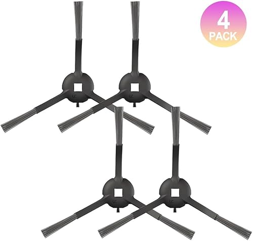 Lot de 4/10 brosses latérales de rechange pour Mova M1/Trouver M1 Essential pour un nettoyage efficace des coins (lot de 10) - Nail Gallerys