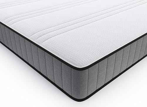 DecoInParis Ensemble 90x190 sommier tapissier + Matelas en Mousse 20 cm - Awan - Nail Gallerys