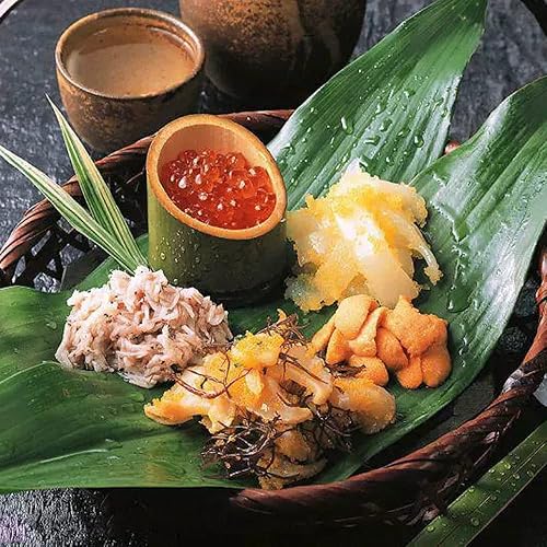 WINIAER Lot de 100 feuilles de bambou pour sushis, décoration de sushis, feuilles de bambou pour la cuisine, feuilles de bananier pour sashimi - Nail Gallerys