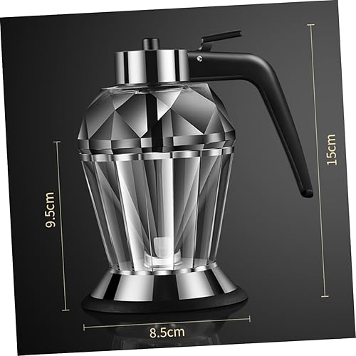 STOBAZA Bouteille de Vinaigre Huile Distributeur Étanche à Manuelle Design Élégant Diamant pour Cuisine Restaurants - Nail Gallerys