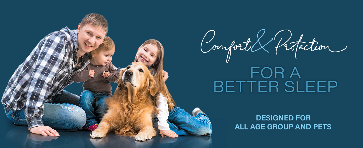 Protège-matelas imperméable, jupe élastique extensible