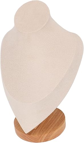 BAFOVY Porte-affiche de Collier, Solution d'affichage Polyvalente, Pratique et économise d'espace, Protection à Rayures, Présenter Vos Bijoux, Structure Robuste, Stand de Buste de Bijoux, - Nail Gallerys