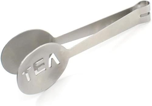 Pince à sachet de thé - Support pour sachets de thé - Outil de cuisine - En acier inoxydable - Nail Gallerys