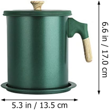 Cabilock Pot à Huile Filtrant avec Couvercle Récipient De Stockage De Graisse pour Cuisine Filtration Et Conservation Pratiques Accessoire De Cuisine Indispensable - Nail Gallerys