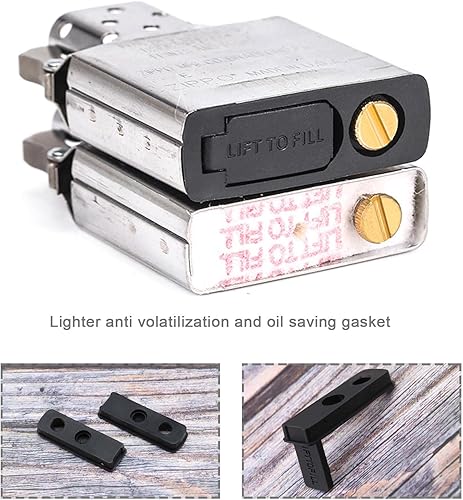 EMSea 4pcs Briquet Pas de Joint Volatil pour Briquets Fluides Réduire l'évaporation du Fluide en Caoutchouc Bas Briquet Accessoires Remplacement - Nail Gallerys