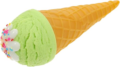 OUNONA Modèle De Cornet De Glace Artificiel Accessoire De Décoration Réaliste pour Magasins Et Cafés Prop De Photographie Et Jouet De Simulation - Nail Gallerys
