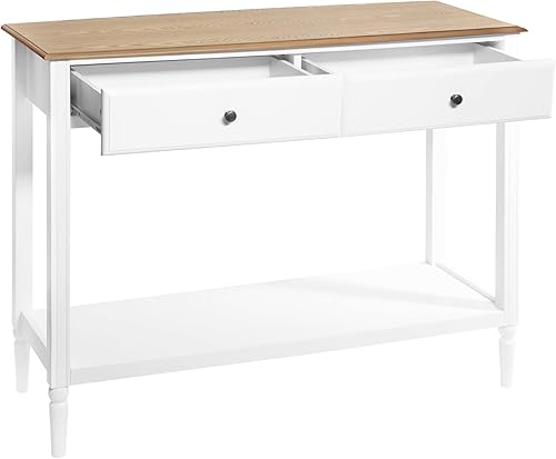 Atmosphera - Console Solen - Blanc et Bois - Nail Gallerys