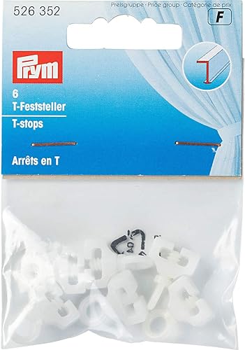 Prym Lot de 6 bloqueurs en T Blanc - Nail Gallerys