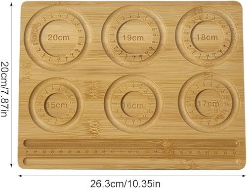 Planche De Perles pour Bijoux, Planche De Conception De Bijoux Plateaux De Perles, Planche De Conception De Perles en Bois, Planche À Mesurer en Perles pour Fabrication De Bijoux Bracelet Et Collier - Nail Gallerys