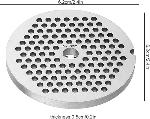 hachoir à viande, Couteau à disque pour hachoir à viande domestique hachoir à viande concasseur hachoir plaque disque couteau professionnel pièce de rechange(hole 5mm) - Nail Gallerys