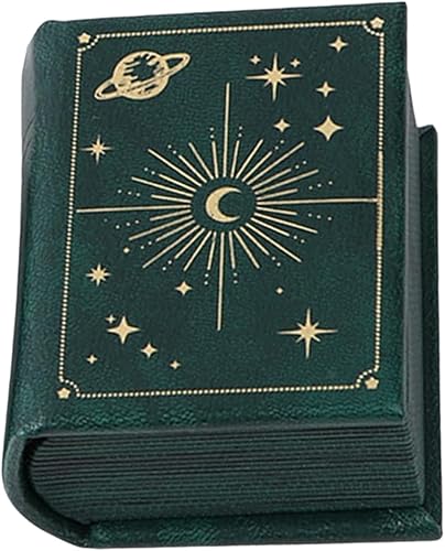 Thewasc Boîte à bijoux portable en forme de livre - Polyvalente - Style vintage - Pour une utilisation individuelle ou professionnelle - Nail Gallerys
