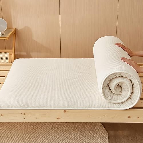 SFJATTA Matelas Futon en Coton Japonais Épais Enroulable, Sol Tatami Traditionnel (90 * 200cm) - Nail Gallerys