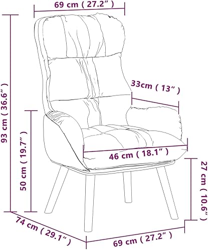 vidaXL Fauteuil Relaxant Rouge Vin en Similicuir - Nail Gallerys