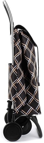 Chariot de Course Rolser I-Max Chiara 2 Roues - Noir - Nail Gallerys