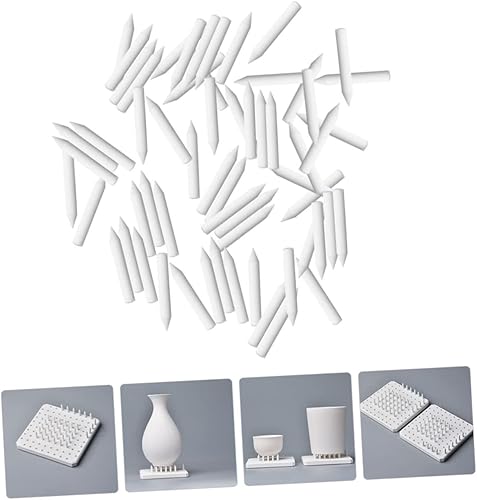 Uonlytech Ensemble De 60 Échasses De Poterie Outils De Bricolage En Argile Poteaux Chauffants Cuisson En Céramique - Nail Gallerys