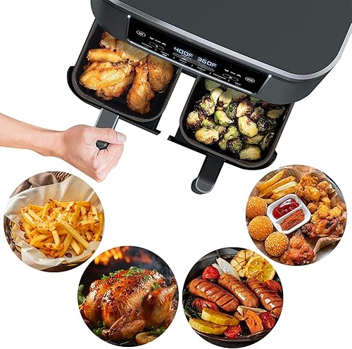 Moule Silicone Air Fryer, Moule Silicone Air Fryer Ninja, Adaptés Aux Friteuses Ninja Sl401 Sl400, Accessoires Pour Friteuse à Air Ninja - Réutilisables - Nail Gallerys
