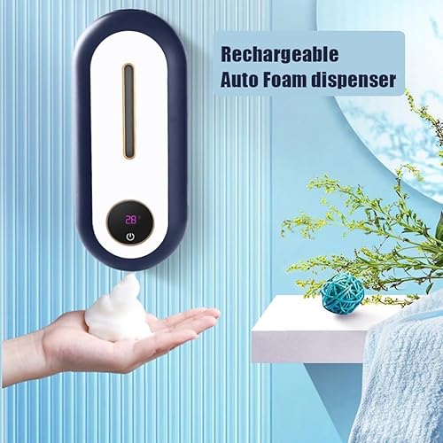 Distributeur de savon mural automatique à induction - Capacité : 450 ml - Blanc - Nail Gallerys