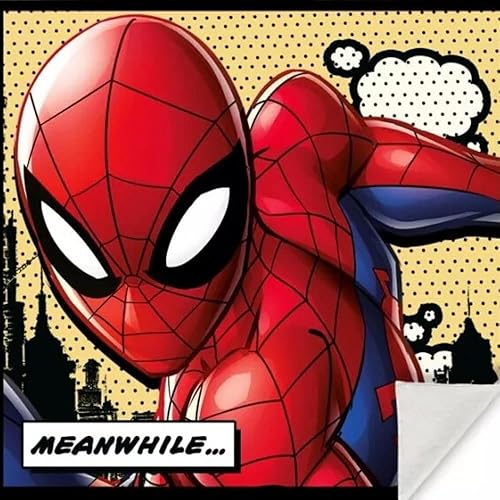 Lot de 2 sets de table magiques Avengers Marvel en tissu de table lavable et résistant à la chaleur 30 x 30 cm 100 % coton - Nail Gallerys