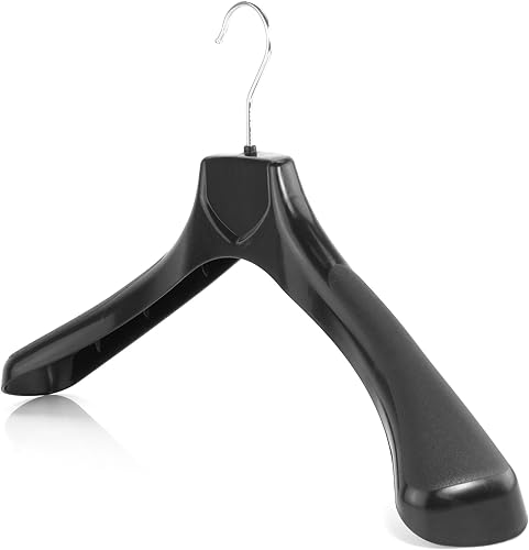 Hangerworld Lot de 10 cintres Solides en Plastique pour vêtements/Manteaux Grandes Tailles - 45cm - Nail Gallerys