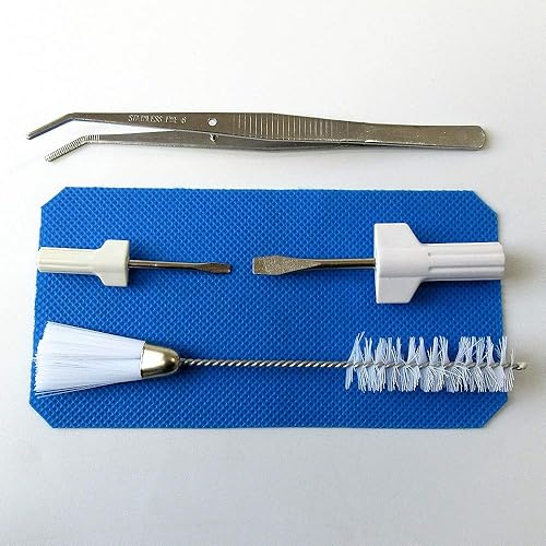 Kit de surjeteuse et surjeteuse pour machine à coudre Brosse anti-peluches, pince à épiler, tournevis - Nail Gallerys