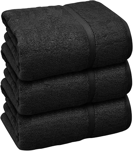 WovenWonder Lot de 3 draps de bain Jumbo de qualité supérieure - 100 % coton peigné égyptien très absorbant - Séchage rapide - 600 g/m² - Bleu sarcelle/turquoise - 100 x 200 cm - Nail Gallerys