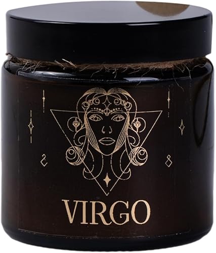 BeesWax World Bougies en cire d'abeille faites à la main - Bougies en cire naturelle avec mèche en coton - 100 % cire d'abeille - Décoratives et durables - Motifs signes du zodiaque au choix - Nail Gallerys