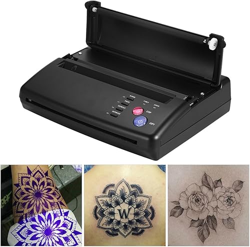 Imprimante de Tatouage, 2 Type Professionnel A5 A4 Tatouage Transfert Copieur Thermique Pochoir Imprimante Papier Machine Fournitures de Tatouage pour Transfert de Tatouage - Nail Gallerys