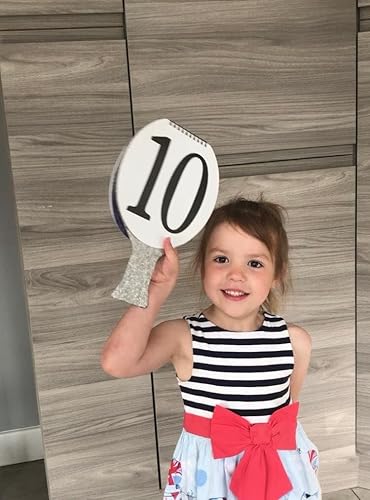 Boxer Gifts Star Dancer Pagaie de Scoring | Soyez Un Juge et jouez avec des émissions de Talents TV | Amusant pour Toute la Famille, Argent, Une - Nail Gallerys