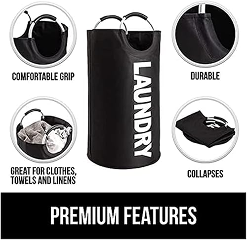 PLASTIFIC Grand Panier à Linge en Plastique de Haute Qualité avec Poignées, Panier à Linge à Linge de Style Hipster pour Sécher les Vêtements Pépinière, Argent - Rectangulaire, - Nail Gallerys