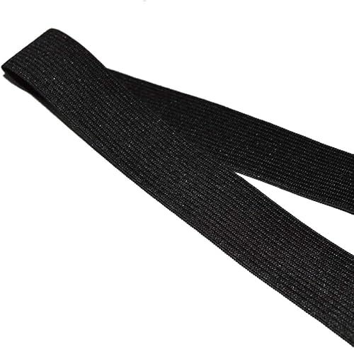Ruban élastique noir, largeur 25mm - Elastique perruque - Elastique couture de belle qualité (Par 2 mètres) - Nail Gallerys