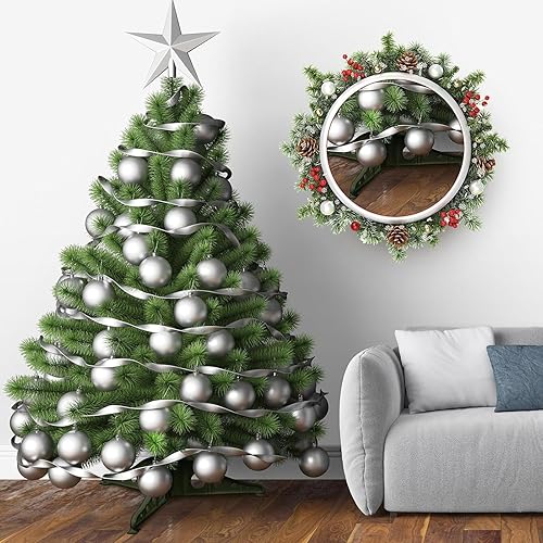 Support De Sapin De Noël - Support D'arbre De Noël | Support Rotatif Pour Sapin De Noël | Support De Sapin De Noël Pliable En Métal | Pied De Sapin De Noël Pliable | Support De Sol D'arbre Artificiel - Nail Gallerys
