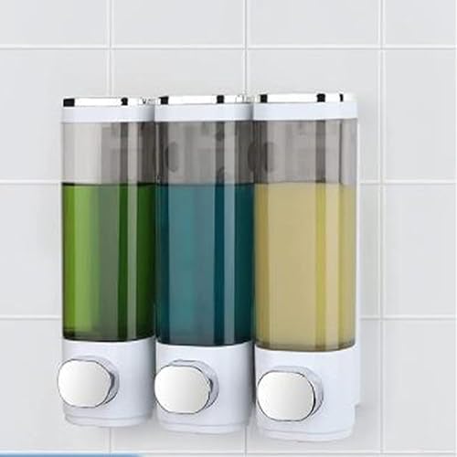 Distributeur de pompe de douche mural 3 en 1 pour salle de bain et salle de bain (3 en 1 noir) - Nail Gallerys