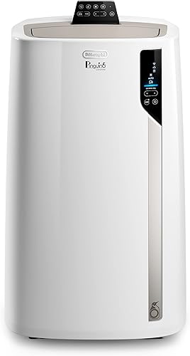 De'Longhi Pinguino PAC EL112 CST WiFi Climatiseur mobile avec technologie MyEcoRealFeel pour pièces jusqu'à 110 m³, 11 000 BTU/h, 2,9 kW, 63 dB, fonction de déshumidification, A+, application et - Nail Gallerys