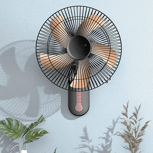 Ventilateur Mural Silencieux Avec Télécommande, Ventilateurs Électriques Commerciaux De Grande Puissance De 40 Cm, Fans Ventilateur Oscillant Industriel, Pour Entrepôt Ménage, Exterieur ( Color : G 5 - Nail Gallerys