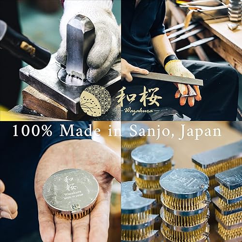 Wazakura Ikebana Kenzan Soleil and Lune - Outil Fabriqué au Japon - Support de Fleurs Japonais Couleur Noir pour Arrangement Floral - Nail Gallerys