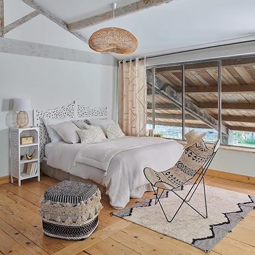 Atmosphera - Tête de lit Fanny - Blanc 123x182 cm - Nail Gallerys