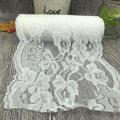 Yulakes Table de Coureur de Ceinture de Ceinture Chaise Dentelle Dentelle Dentelle Vintage décoration de Table Festival de Bande de Mariage rôle de Premier Plan 15cm-30cm Largeur 14cm x 10 m - Nail Gallerys