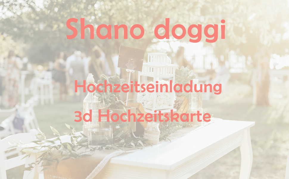 Carte de mariage pop-up.